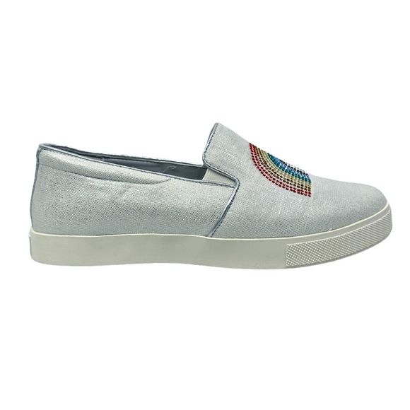 Katy Perry The Kerry Canvas Rainbow Slip-On Sneakers - Picture 2 of 10
